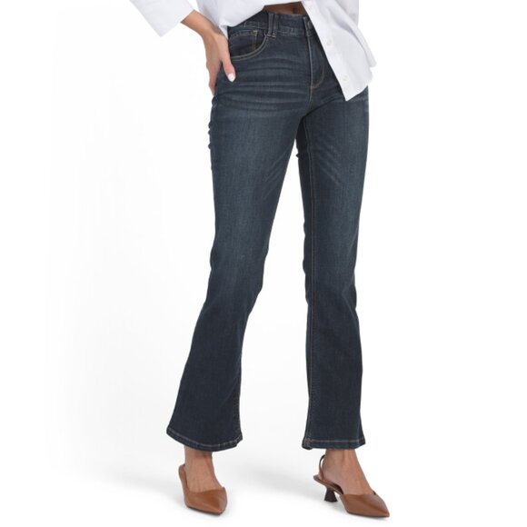 DEMOCRACY Indigo Ab Technology Mid Rise Bootcut Jeans